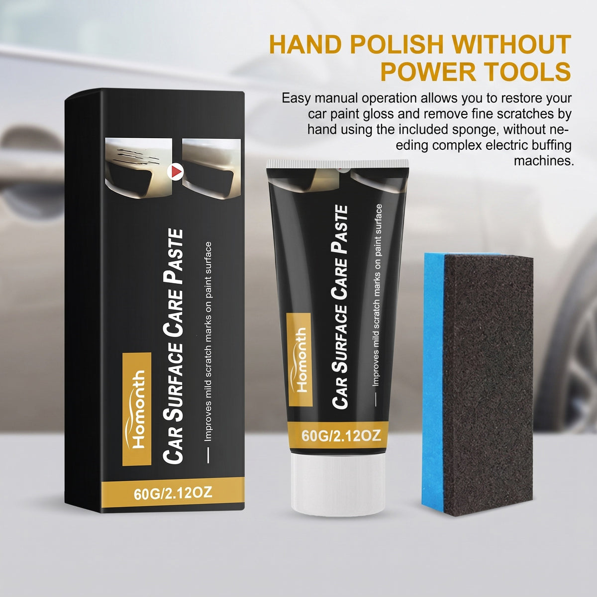 Pâte de soins de surface de voiture