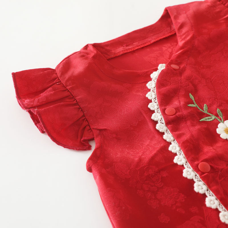 Bébé Coton Onésie Sans os Bodysuit Manches longues Premier mois Vêtements de nuit pour garçons et filles