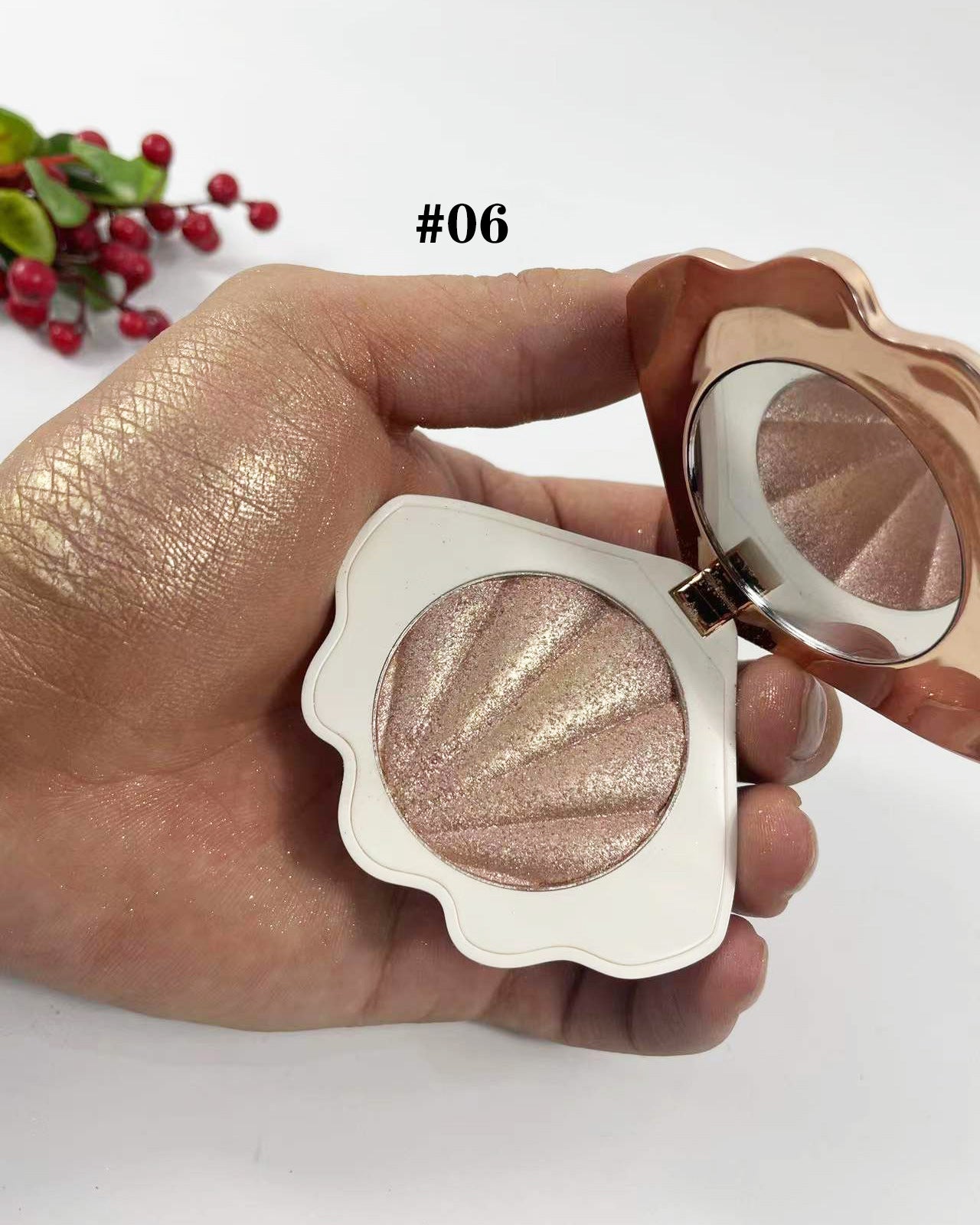 En forme de coquille Monochrome Highlight et Contour Palette
