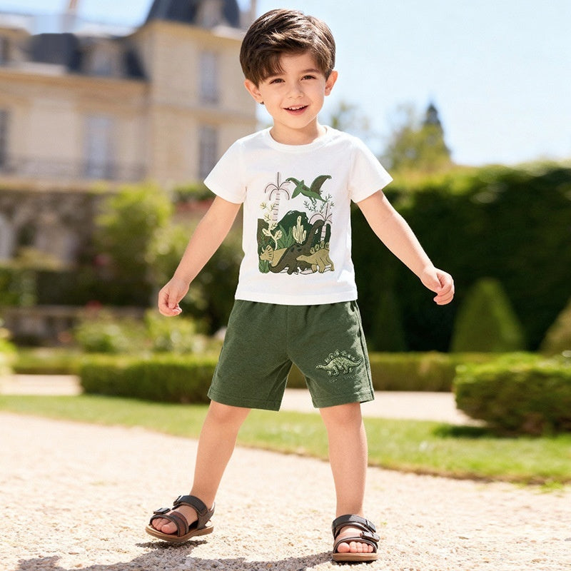 Ensemble de manches courtes pour enfants cartoon d'été