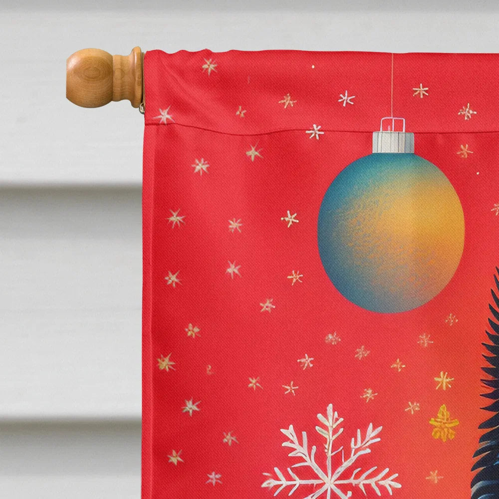 Allemand Spitz Vacances Maison de Noël Drapeau Grand Porc Manches Pole décoratif cour extérieure