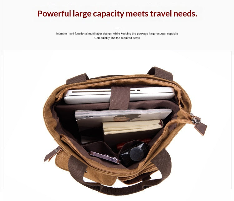 Sac transversal casual à épaule unique pour hommes