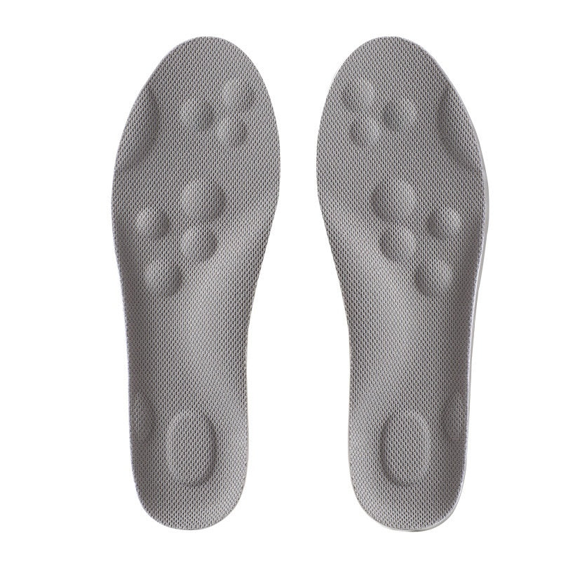 Semelle intérieure Pas d'arc de pied fatigué Massage Sweat Absorbant et Déodorant Antibactérien