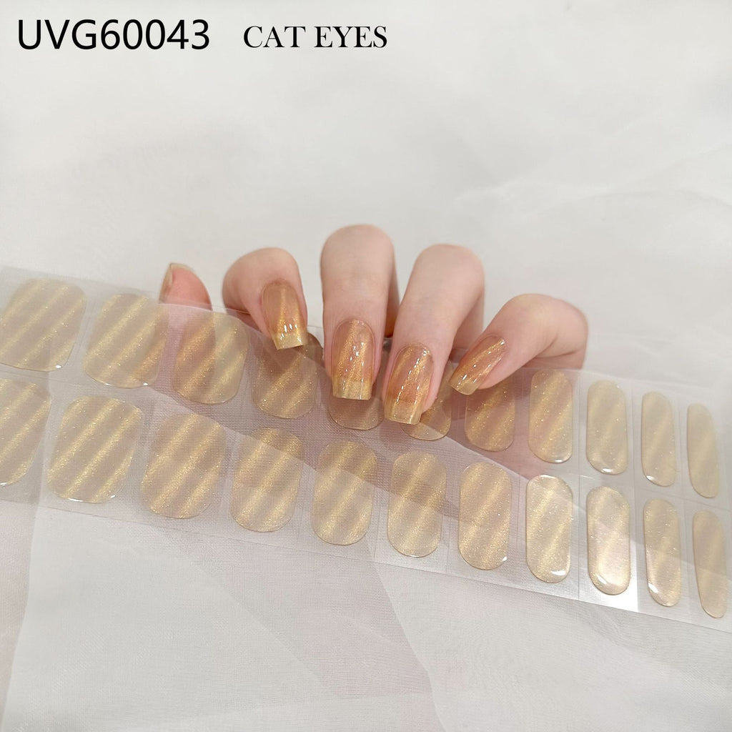 Sticker à ongles de gel UV Semi-cuisiné à ongles UV