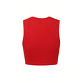Rouge creux Impression numérique personnalisée Veste sport sans manches
