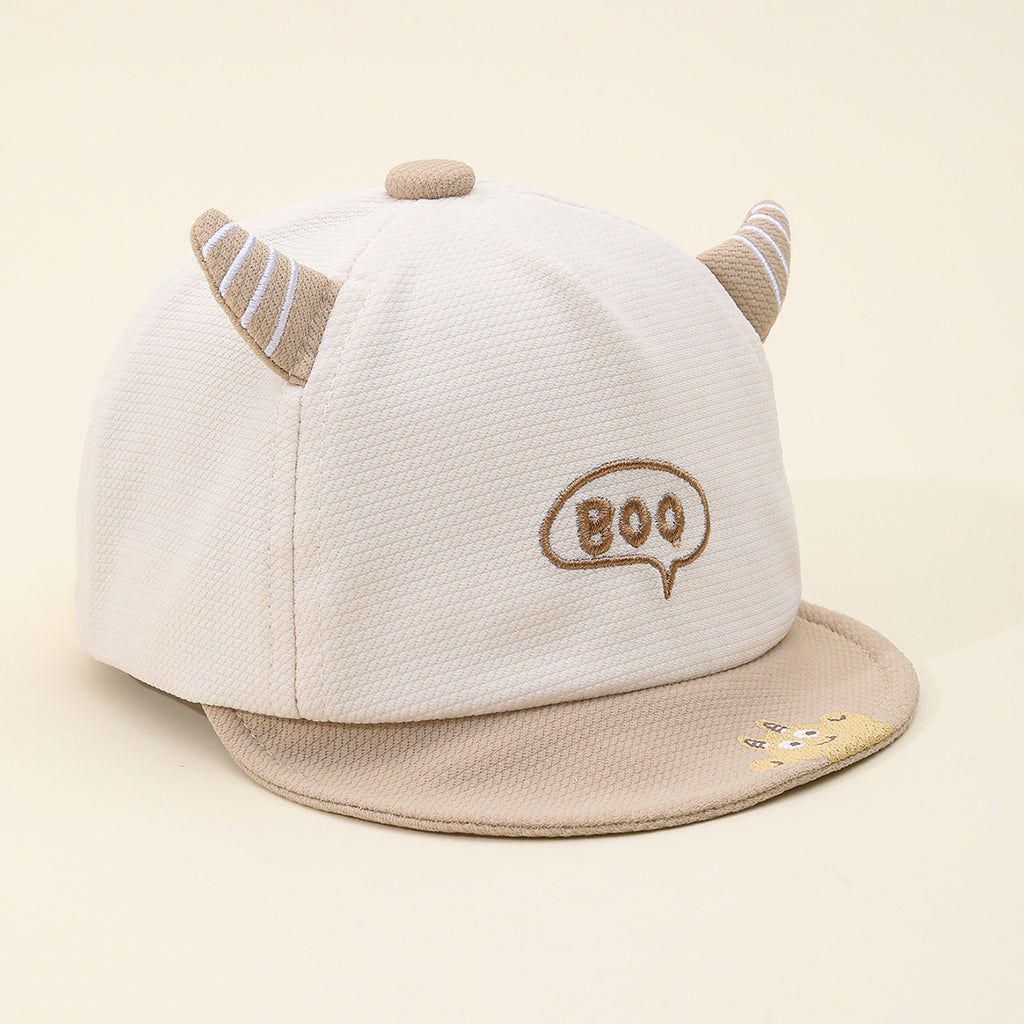 Les garçons et les filles en forme de corne décoratif Monstre de dessin animé Casquette de baseball pour enfants avec un mignon