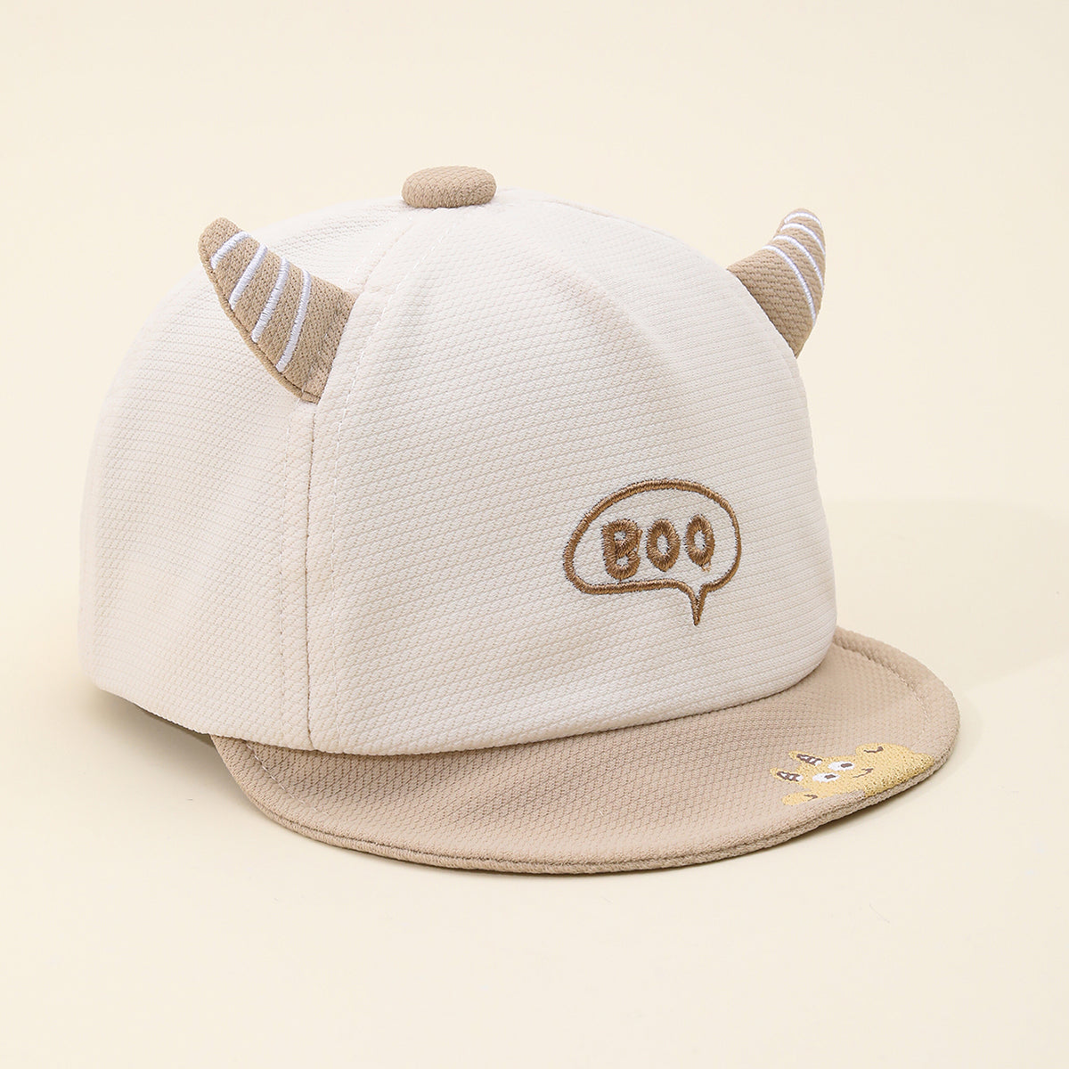 Les garçons et les filles en forme de corne décoratif Monstre de dessin animé Casquette de baseball pour enfants avec un mignon