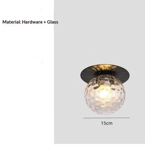 Lumière murale en verre décoratif créatif