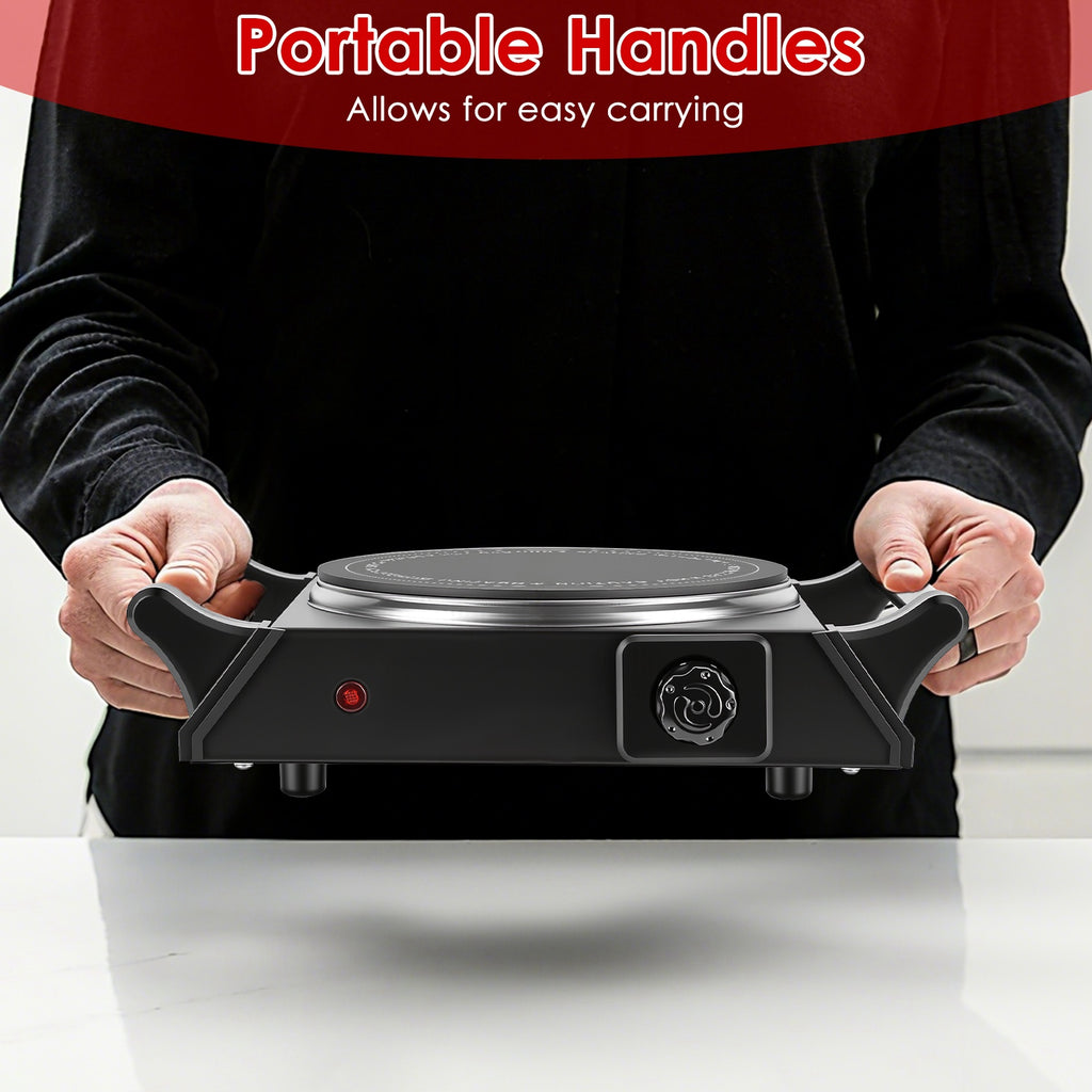1 Mille puissance électrique simple brûleur plaque de chauffage portable Poêle comptoir RV Hotplat