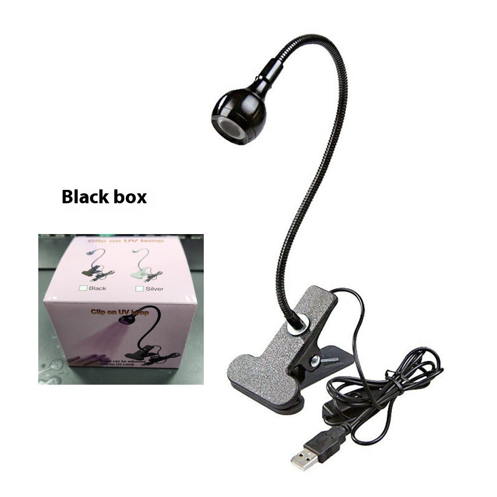 Lampe Gooseneck lampe de table USB avec clou de pince de colle UV polonaise
