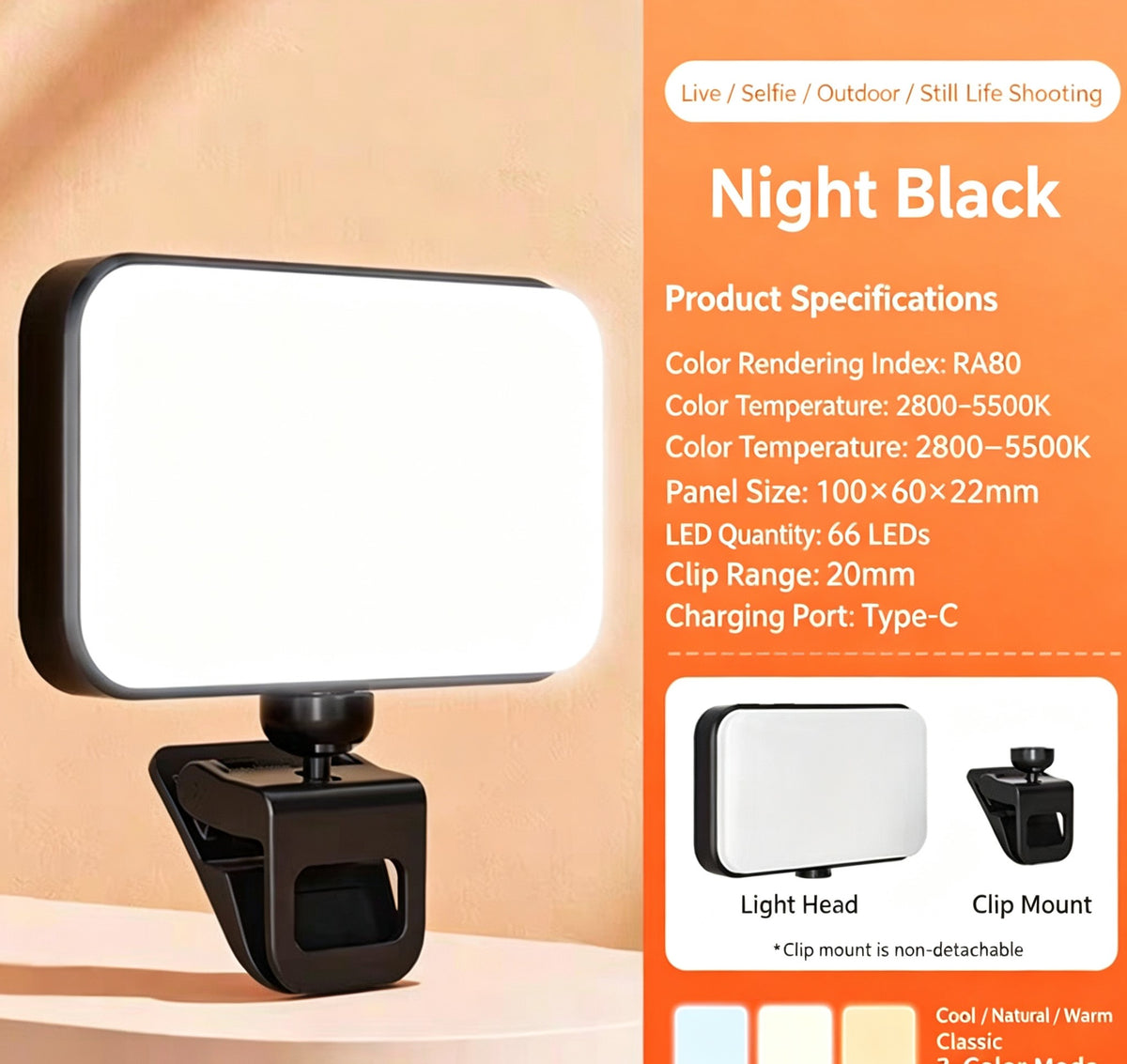 Mini Portable Hand Held LED Fill Light Ajustable Photography Vidéo lampe d'éclairage pour Phon