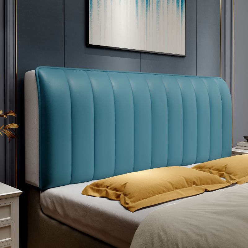 Style Entièrement enveloppé sans lavage Faux cuir tête de lit couverture
