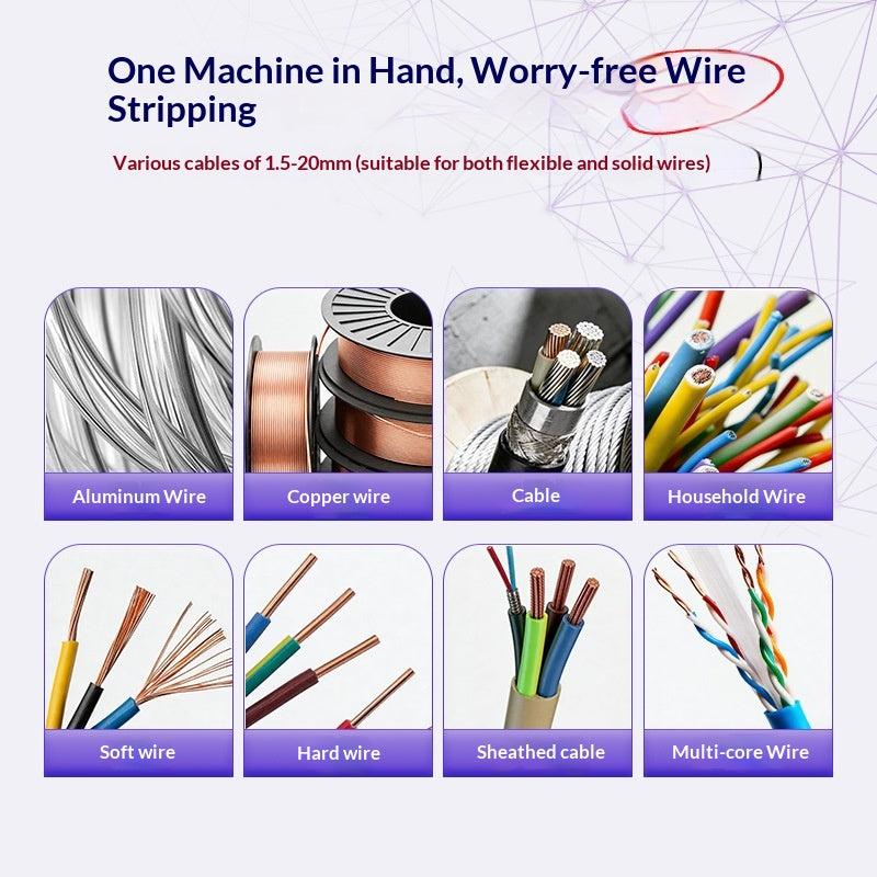 Ménage entièrement automatique petite machine de décapage de fil électrique