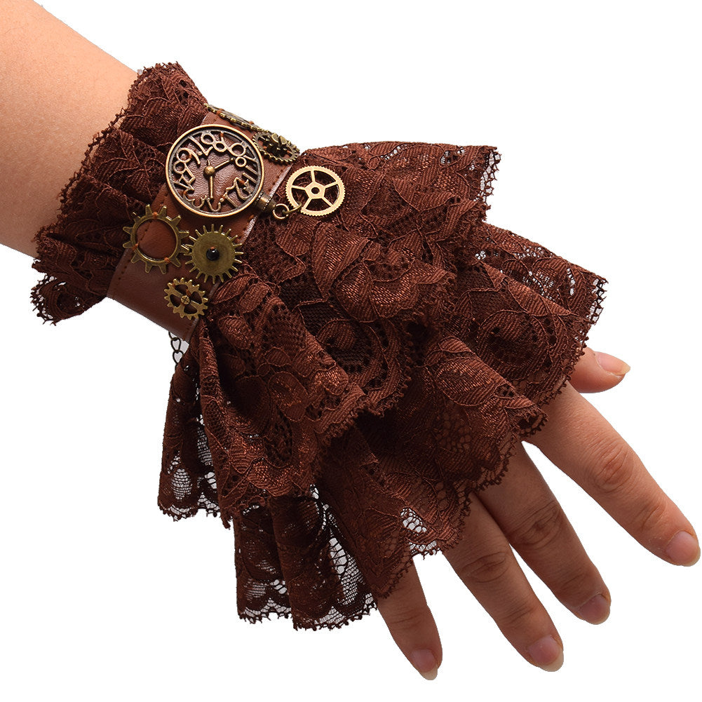 Dentelle Gear Steampunk Gothic Cuff