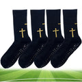 Chaussettes de football classique haute couleur solide