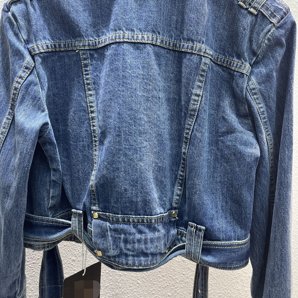 Popular Street Cool Button Denim Coat Style coréen Loose Et Idle Fan Car Top