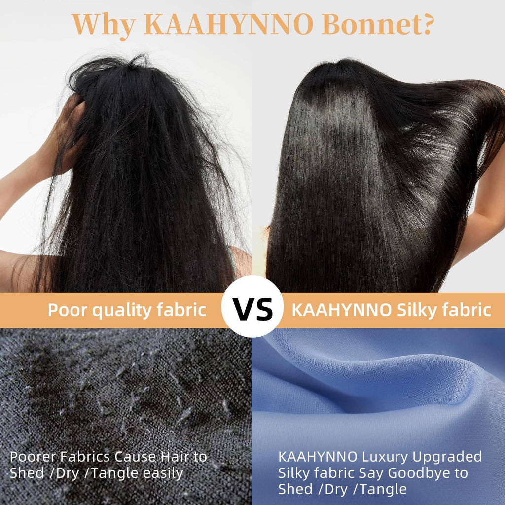 Silk Bonnet, Satin Hair Bonnet for Sleeping