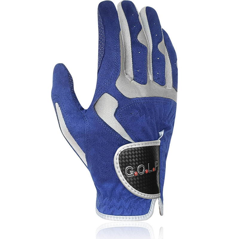 Tissu en microfibre avec particules antidérapantes Gants de golf respirants