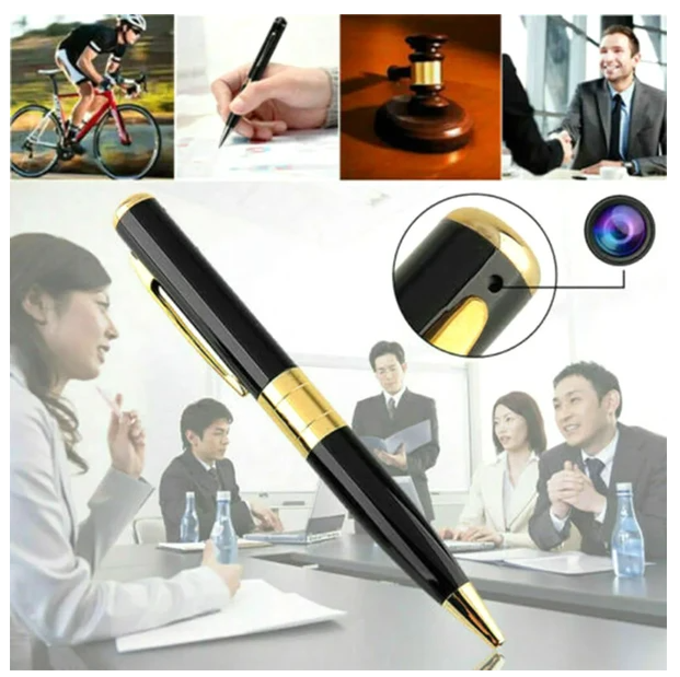 Caméra stylo Cam Mini Hidden Pocket Audio Enregistreur vidéo DVR Security 1080P HD USA