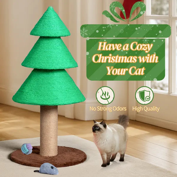 31.5dans l'arbre de Noël Cat Scratcher