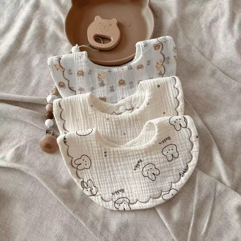Bébé nouveau-né pour garçons et filles Absorbent fait de coton pur à six couches