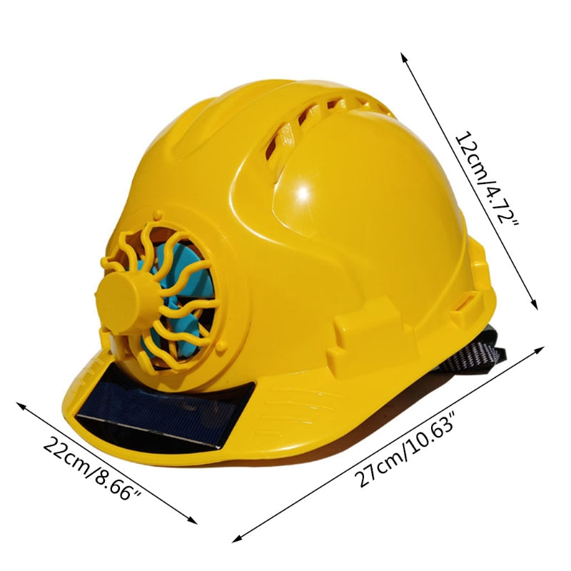 Chapeau solaire avec ventilateur épaissi casque multifonctionnel