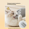 Double-sided glove for cat grooming and cleaning