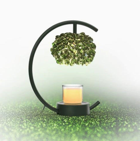 Aromathérapie en fer brut Moulage de cire Bougie d'huile parfumée Warmer Chambre lampe de table