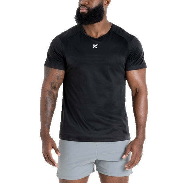 Hommes Col d'équipage Suit Suit Raccords serrés Tummy-control Top