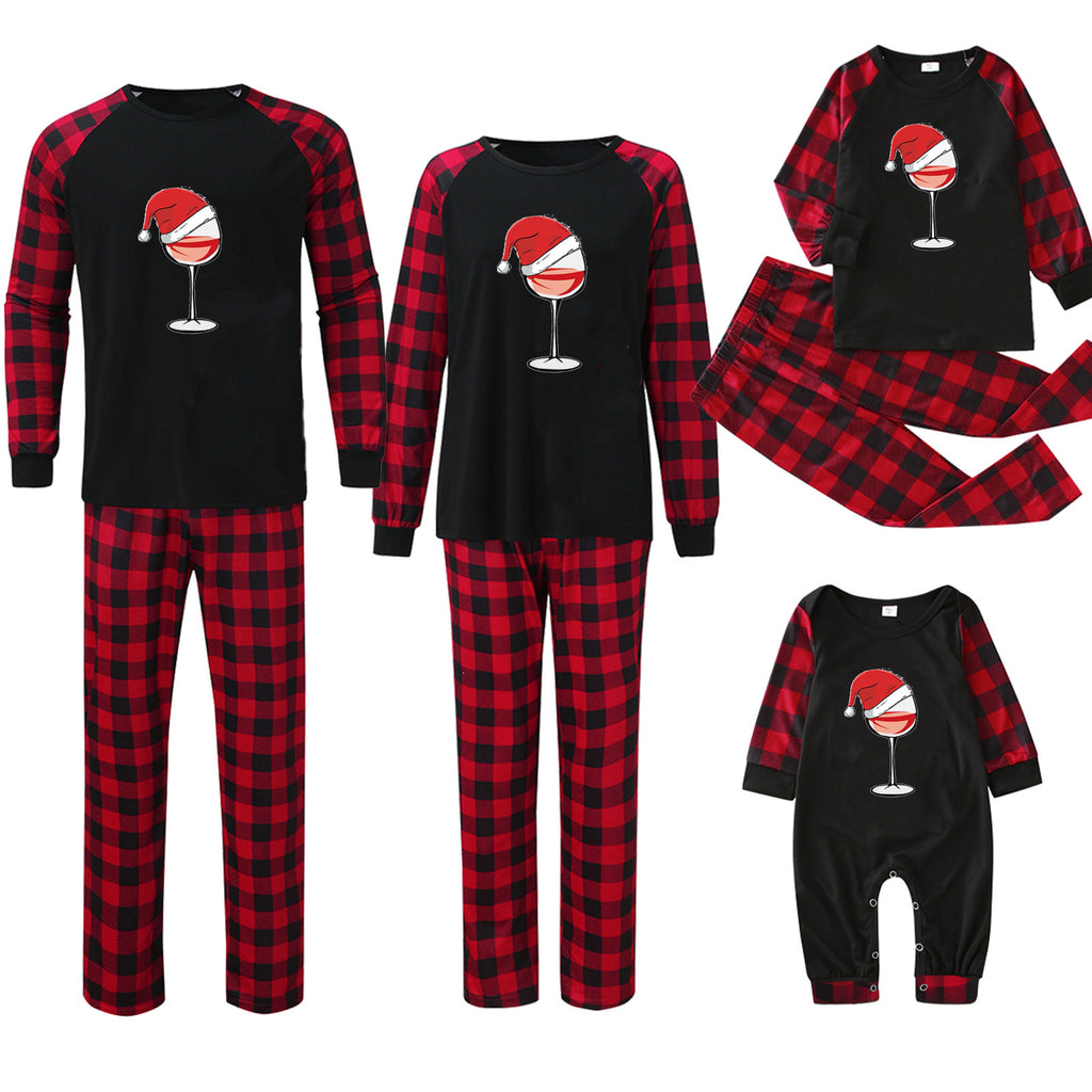 Imprimante de pointage de plaid Vêtements de maison de Noël