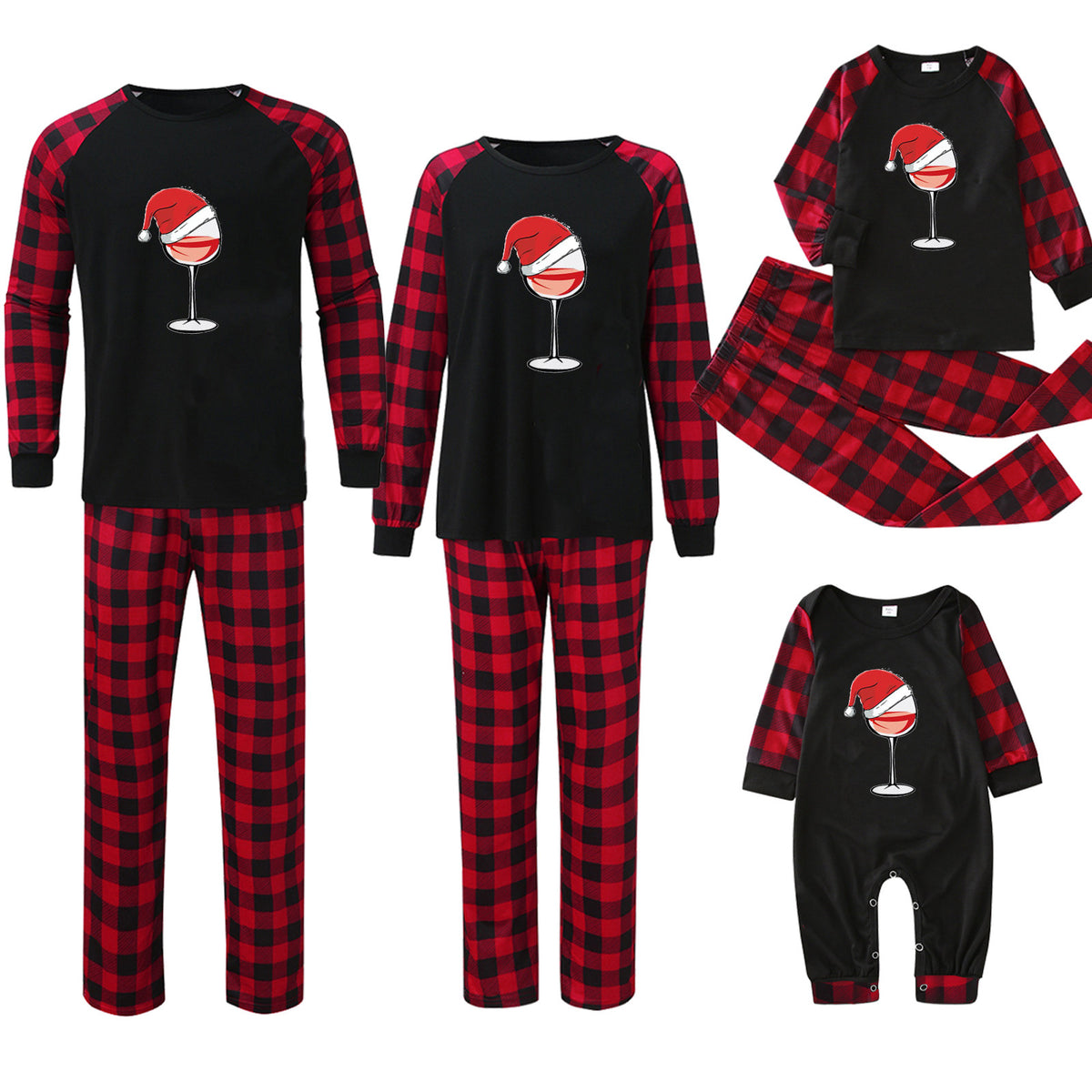 Imprimante de pointage de plaid Vêtements de maison de Noël