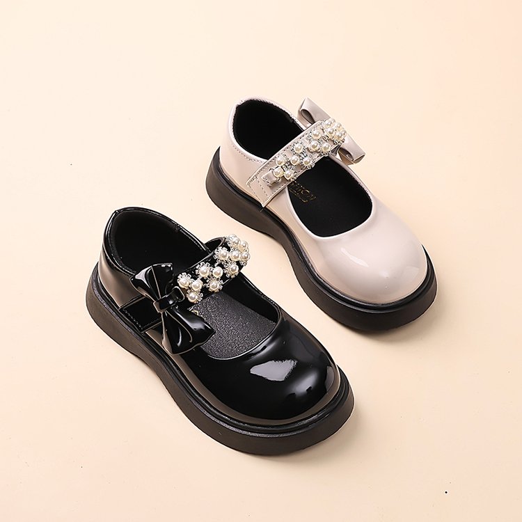 Léger Design Chaussures en cuir de fille d'enfant Été Mensées Robe Sparkle Princesse Sh