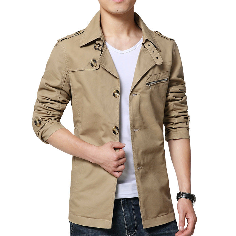 Léger Lavable Casual Mid Longueur Veste