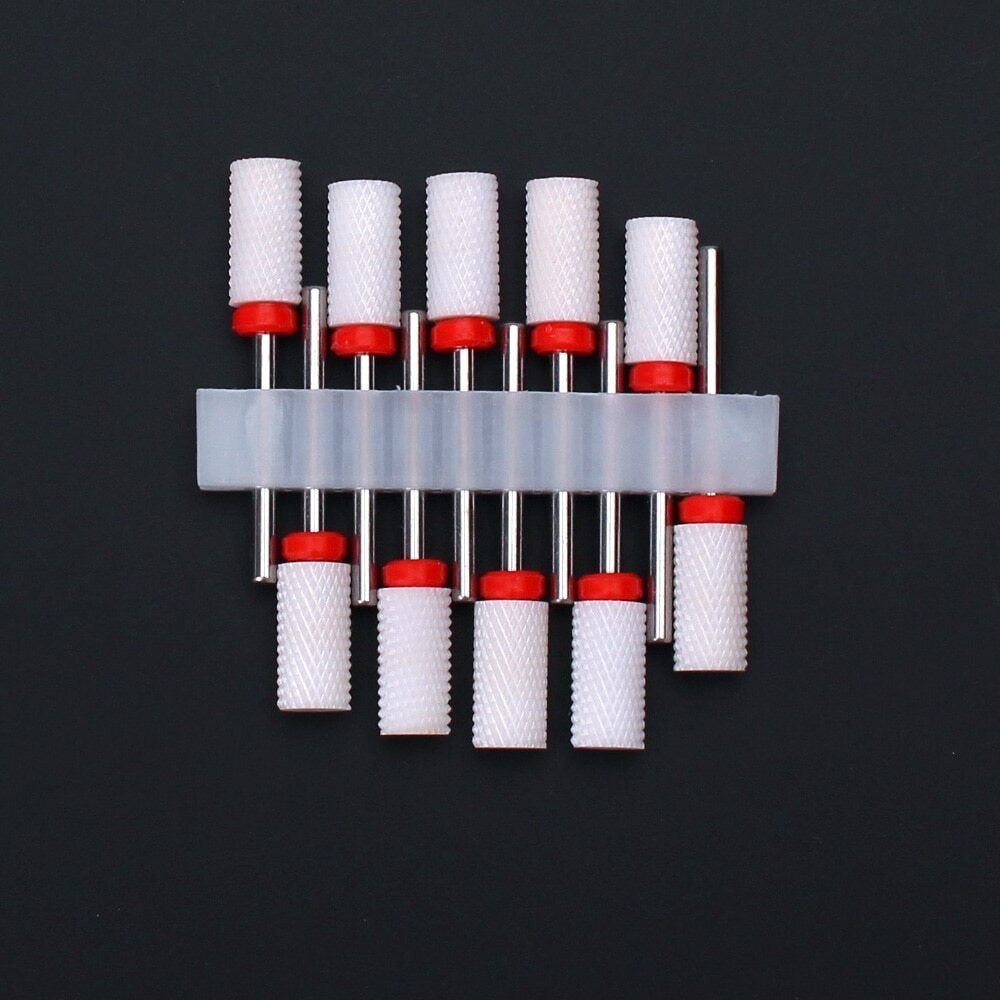 Ensemble d'outils de perceuse à ongles en céramique 10 pièces