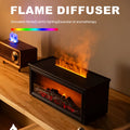 Air Flame Aroma Humidificateur 280ml USB 7 Couleur LED Cheminée Diffuseur avec télécommande Es