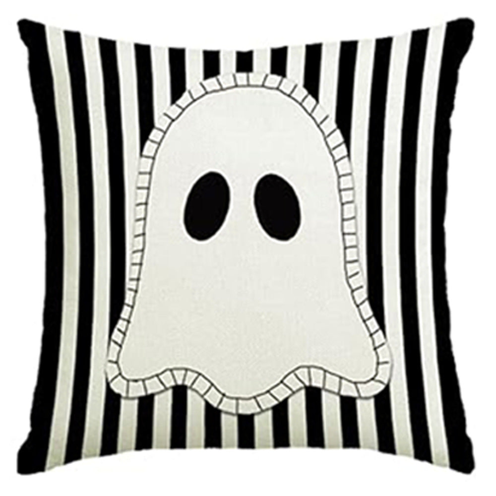 Couverture d'oreiller d'Halloween Funny Ghost