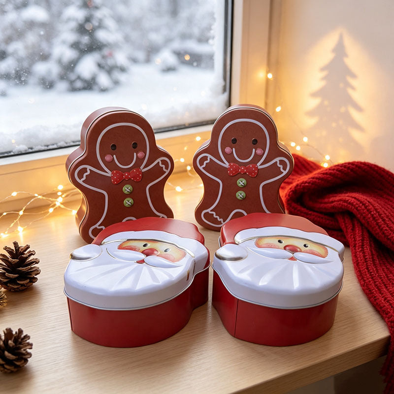 Boîte cadeau en pain d'épices de Noël