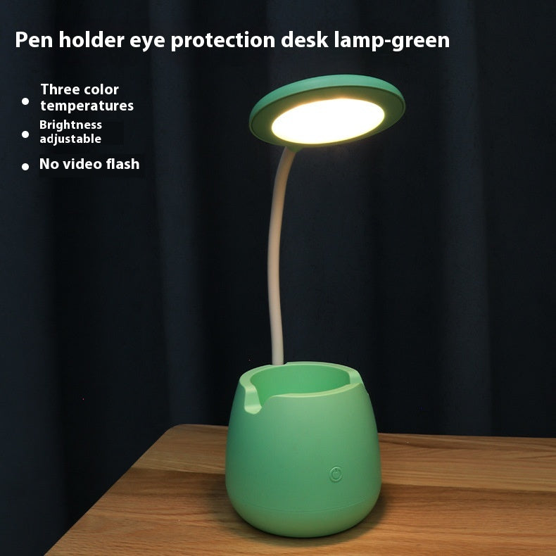 Led Pen Conteneur Lampe de table Protection des yeux Apprentissage Lit dédié Dortoir étudiant R