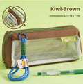 Crayon frais cas-brun-Oxford tissu-1 pièce