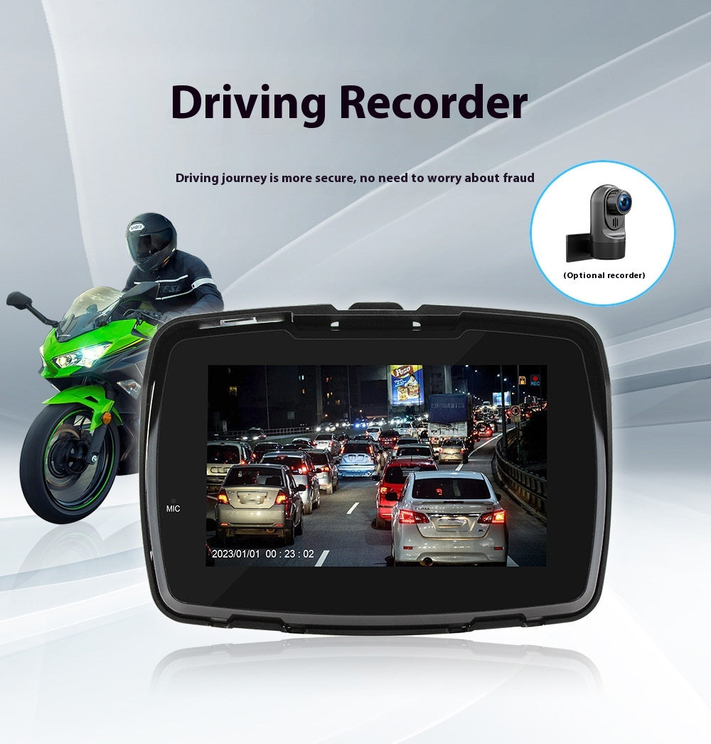 5 pouces moto portable lecteur MP5 sans fil Carplay HD étanche