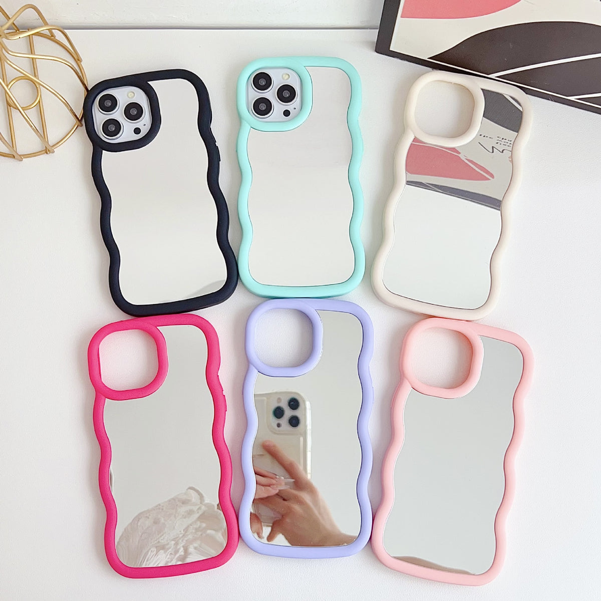 Silicone Niche Nuage Wave Phone Case