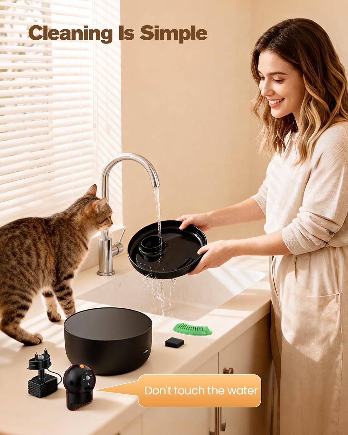 Plastic Pet Water Fountain