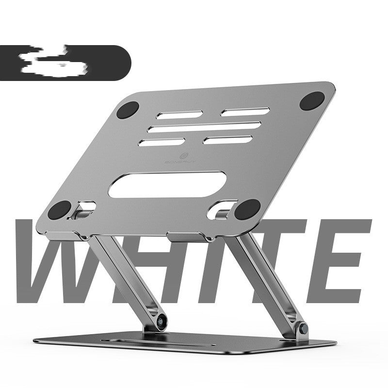 Le support d'ordinateur double couche en alliage d'aluminium