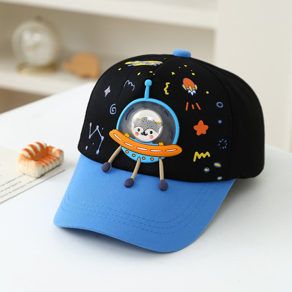 Casquette de baseball pour enfants d'été pour les garçons - Astronaute d'espace cartoon mignon Baseball pour enfants