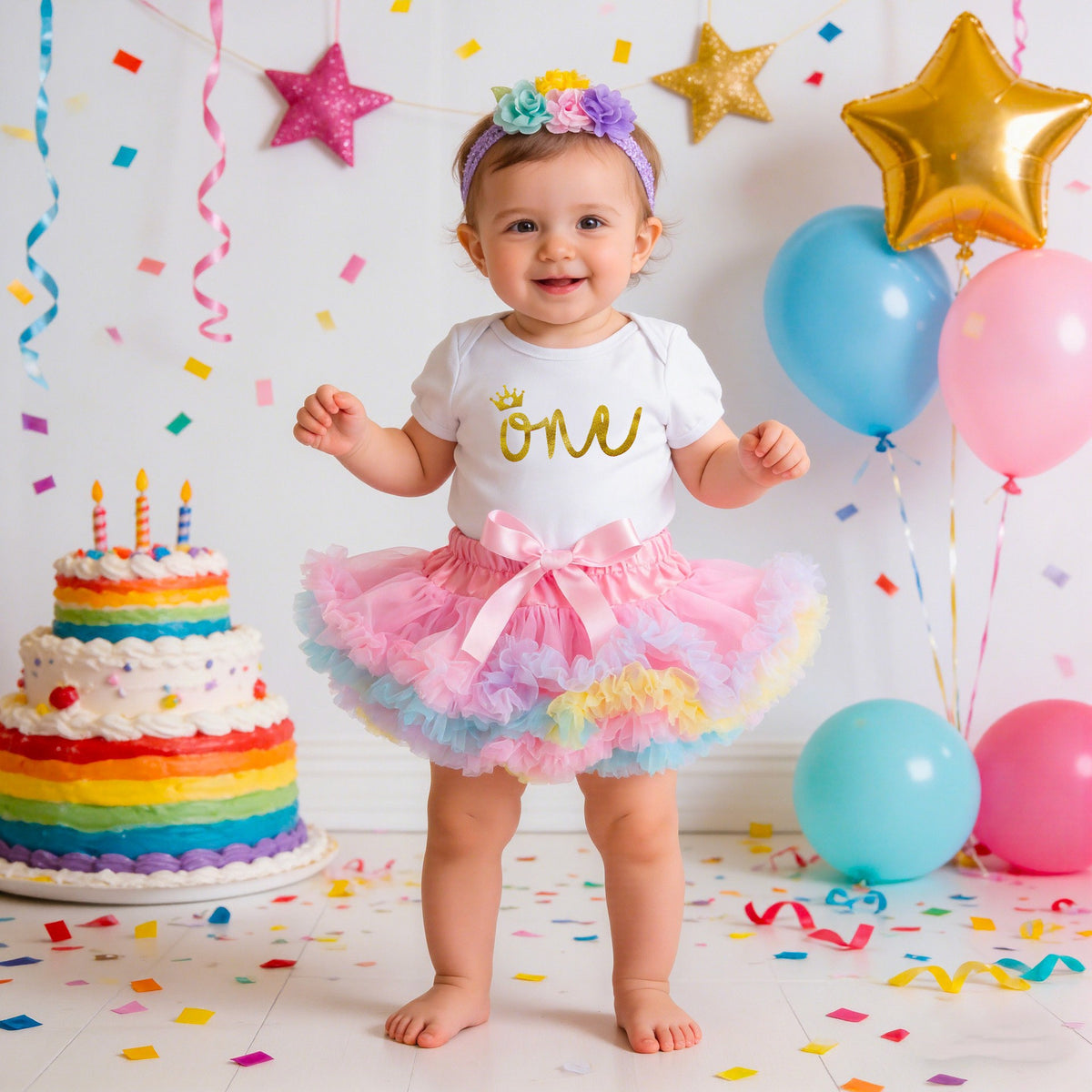 Bébé Outfit d'été blanc à manches courtes