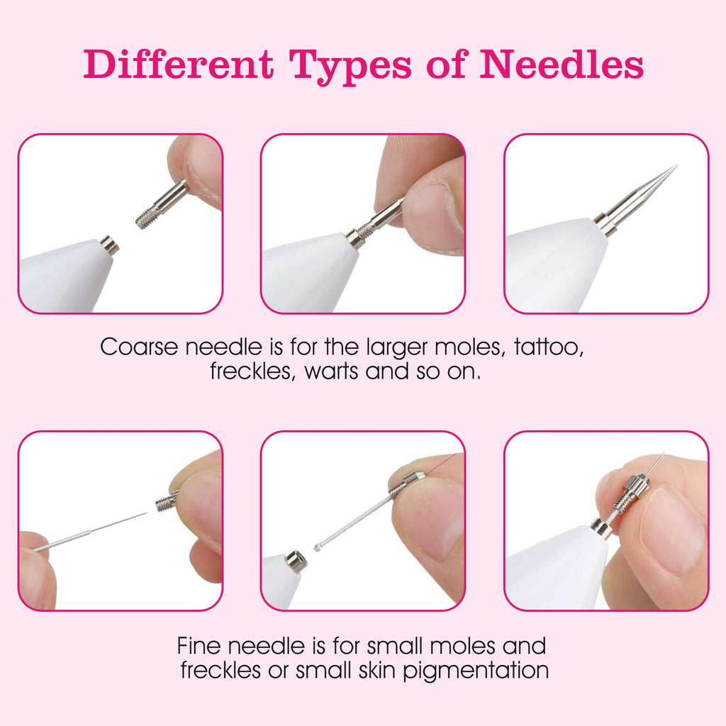 1Pc Skin Tag Kit de réparation Portable équipement de beauté multi-niveau avec usage à domicile USB charge