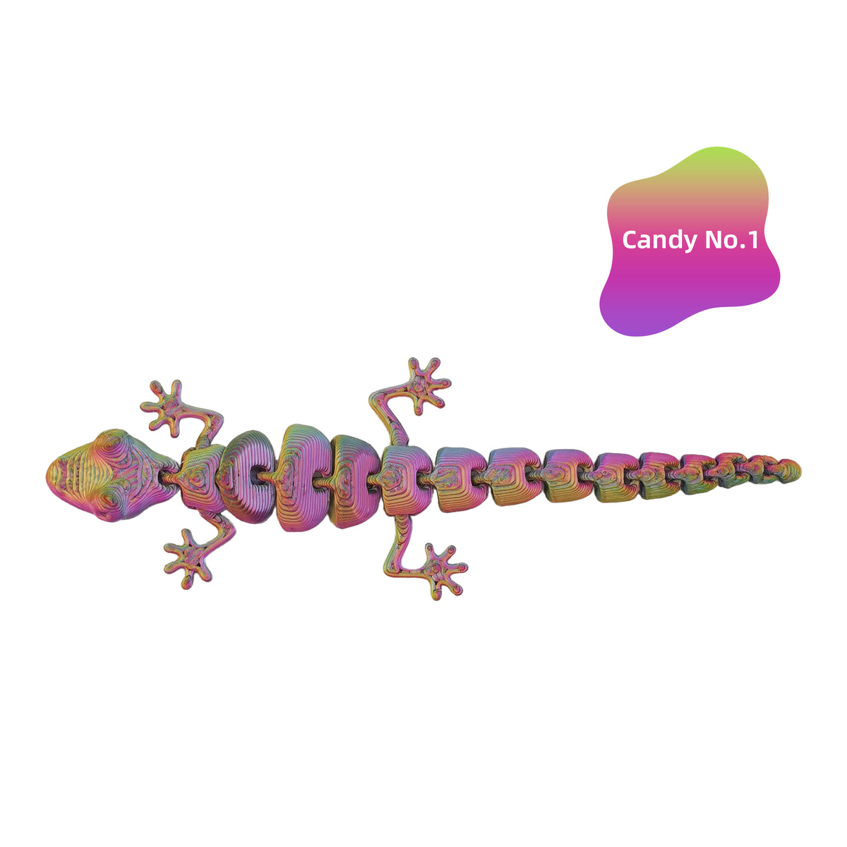 Jouet Gecko Fidget imprimé 3D