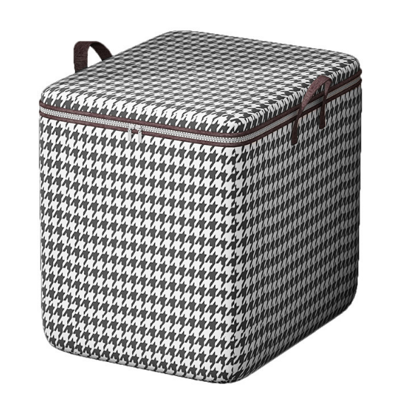 Houndstooth quilt sac-180L-double ouvert zipper-nontissés tissu-1 pièce