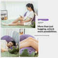 Aubergine Roi Sleep-Talking Plongée Oreiller Doll pour les filles à coucher avec
