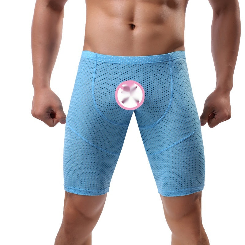 Style de mesh respirant homme d'été pour les boxeurs de sport